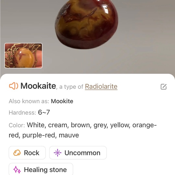 Handcrafted genuine stone mookaite black onyx beaded necklace - Picture 9 of 11